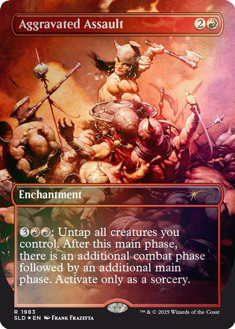 Image for Aggravated Assault (1983) (Rainbow Foil) (1983) - Magic: The Gathering