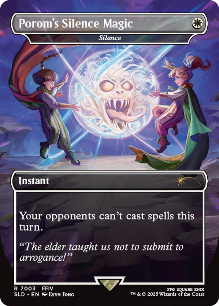 Image for Porom's Silence Magic - Silence (7003) (Secret Lair Drop Series) - Magic: The Gathering