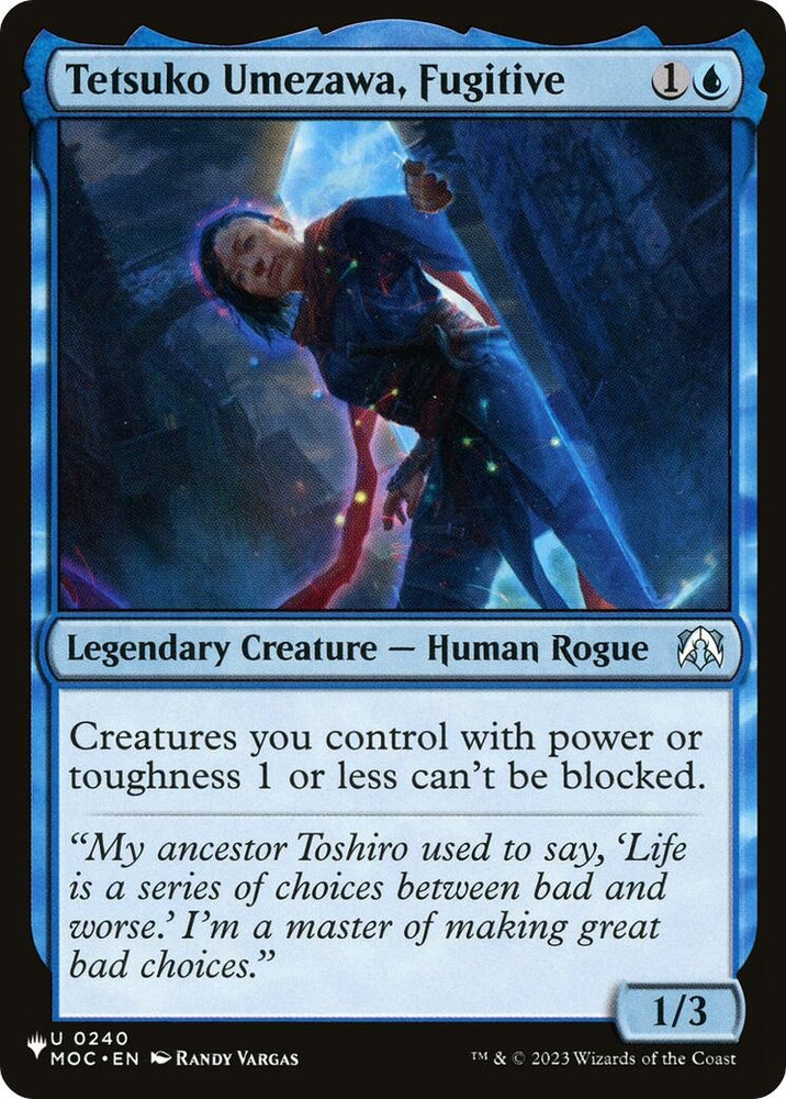 Image for Tetsuko Umezawa, Fugitive (MOC) (240) (The List Reprints) - Magic: The Gathering