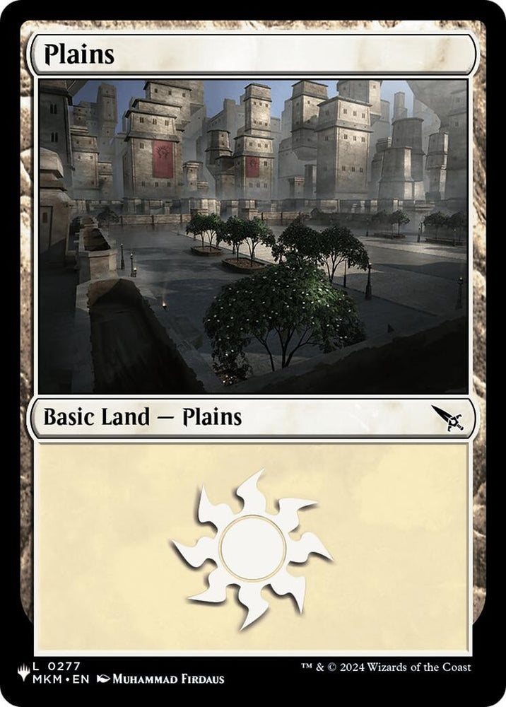 Image for Plains (MKM) (277) (The List Reprints) - Magic: The Gathering