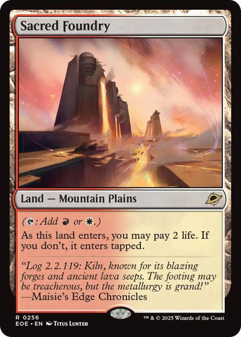Image for Sacred Foundry (256) (Edge of Eternities) - Magic: The Gathering