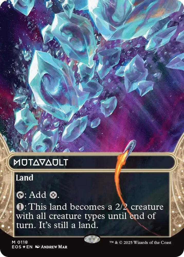 Image for Mutavault (0118) (Borderless) (Galaxy Foil) (118) (Edge of Eternities: Stellar Sights) - Magic: The Gathering
