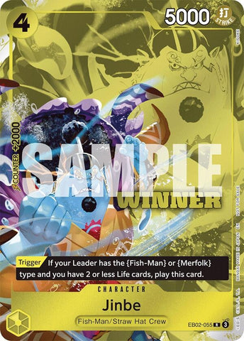 Jinbe (Winner Pack 2025 Vol. 3) (EB02-055) (One Piece Promotion Cards)