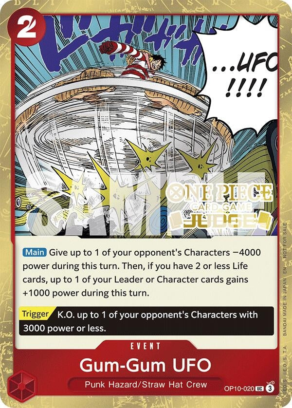 Gum-Gum UFO (Judge Pack Vol. 6) (OP10-020) (One Piece Promotion Cards)