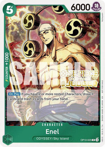 Enel (Judge Pack Vol. 6) (OP10-025) (One Piece Promotion Cards)