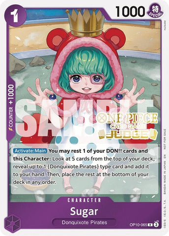 Image for Sugar (Judge Pack Vol. 6) (OP10-065) - One Piece Card Game