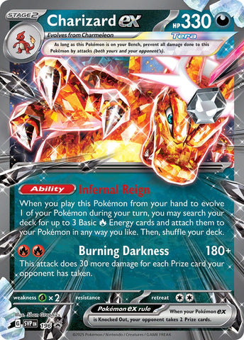 Image for Charizard ex -196 (196) (SV: Scarlet & Violet Promo Cards) - Pokemon