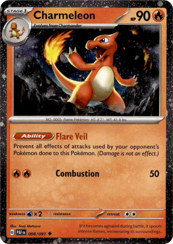 Image for Charmeleon - 008/091 (Cosmos Holo) (008/091) (Miscellaneous Cards & Products) - Pokemon