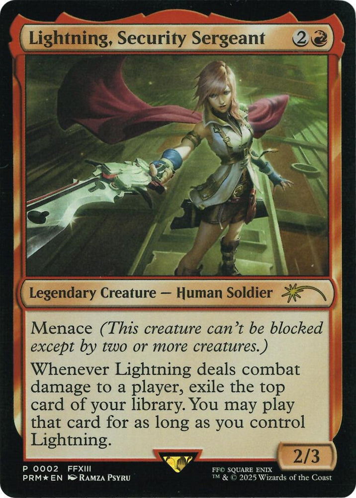 Image for Lightning, Security Sergeant (Costco Bundle) (2) (Unique and Miscellaneous Promos) - Magic: The Gathering