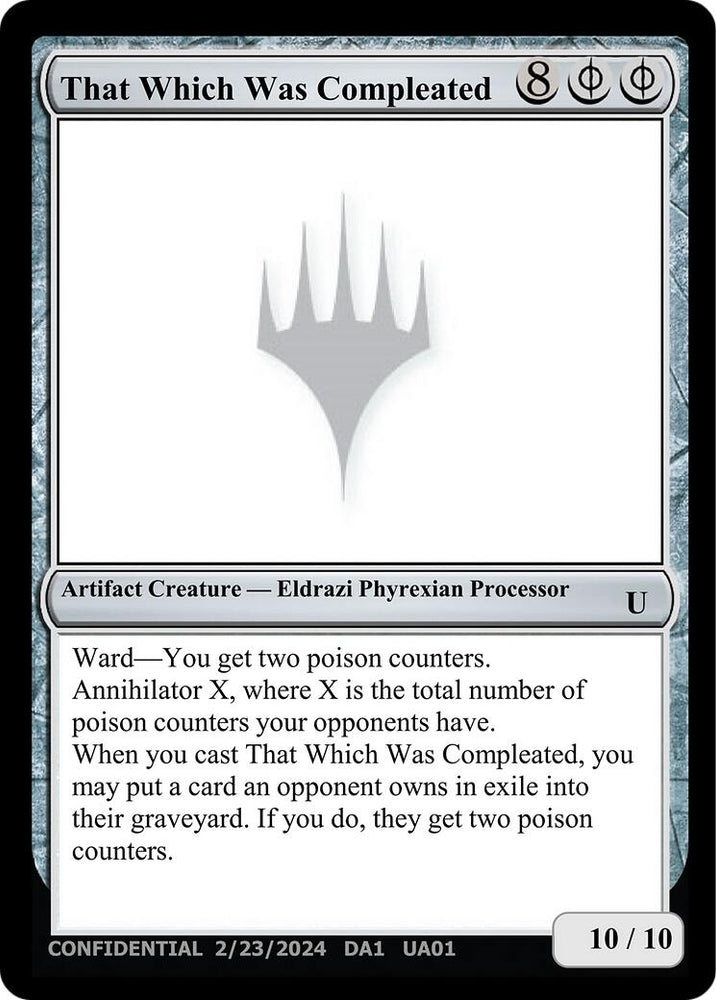Image for That Which Was Compleated - Magic: The Gathering