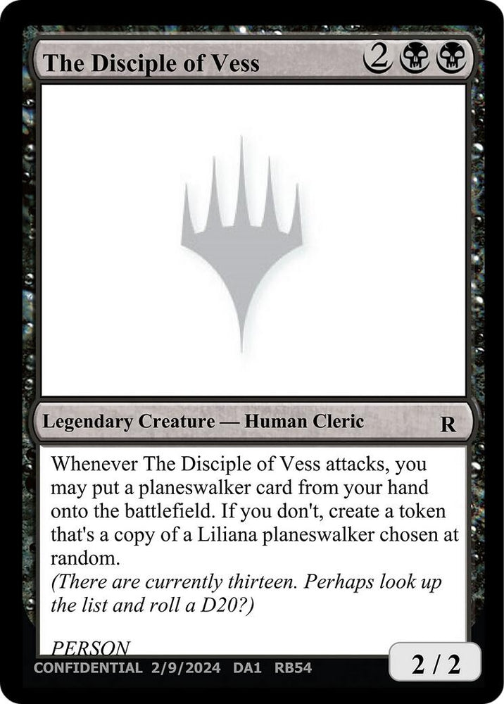 Image for The Disciple of Vess - Magic: The Gathering