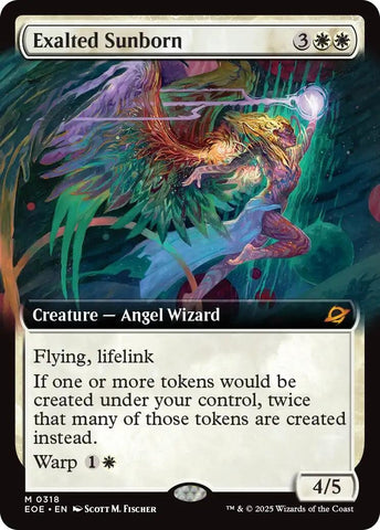 Image for Exalted Sunborn (Extended Art) (318) (Edge of Eternities) - Magic: The Gathering