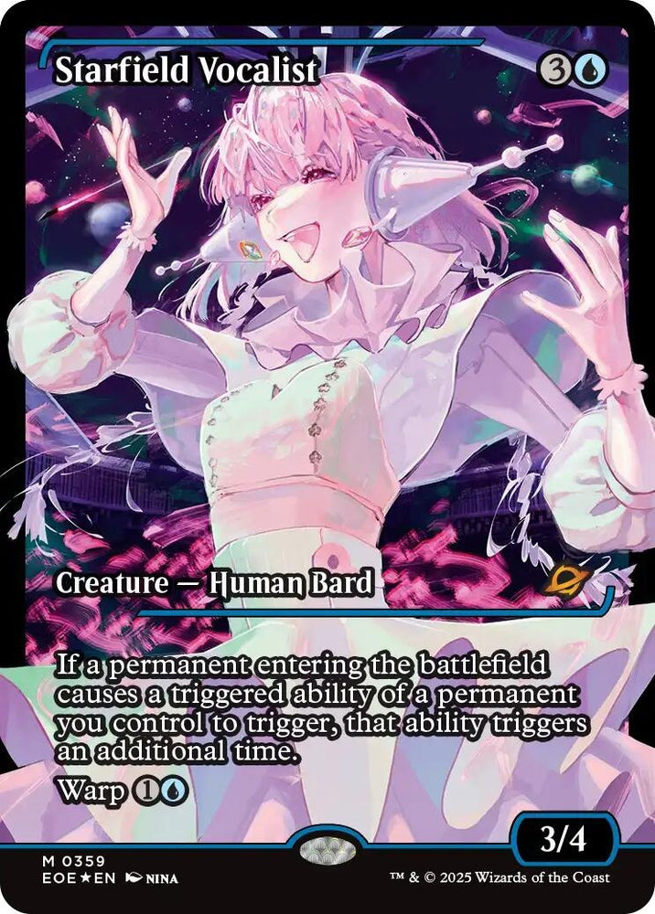 Image for Starfield Vocalist (Showcase) (359) (Edge of Eternities) - Magic: The Gathering