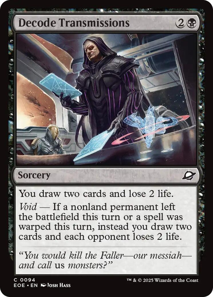 Image for Decode Transmissions (94) (Edge of Eternities) - Magic: The Gathering