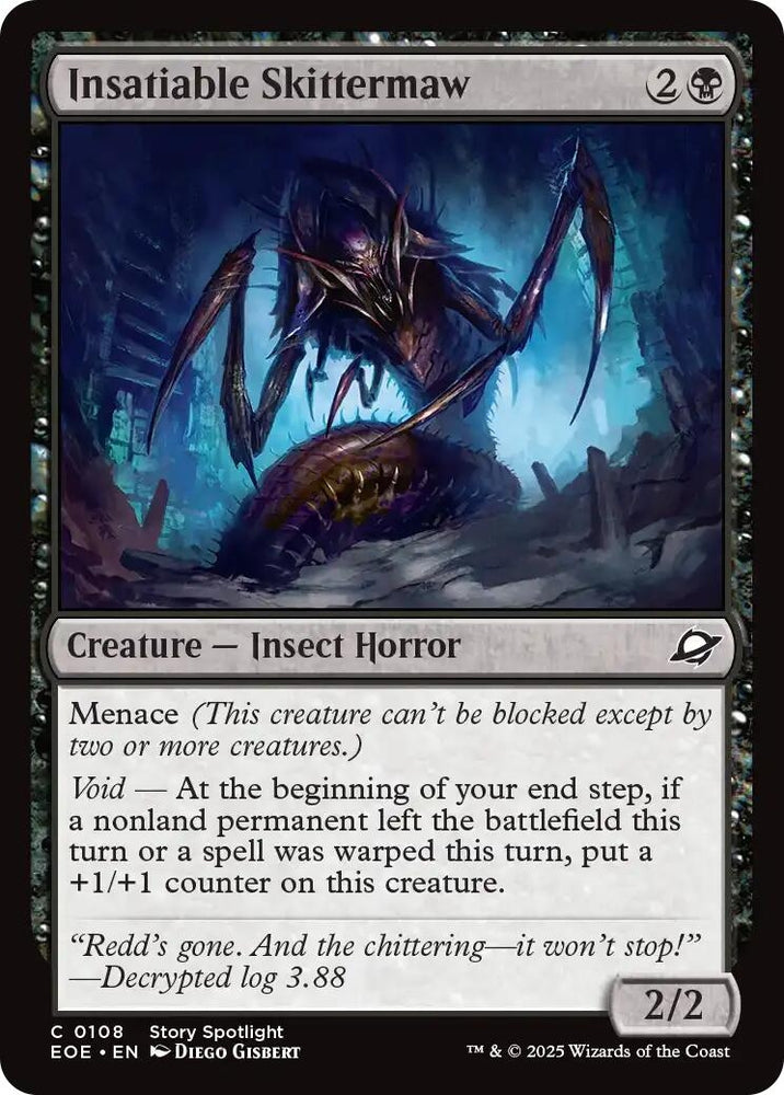Image for Insatiable Skittermaw (108) (Edge of Eternities) - Magic: The Gathering