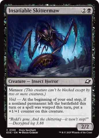 Image for Insatiable Skittermaw (108) (Edge of Eternities) - Magic: The Gathering