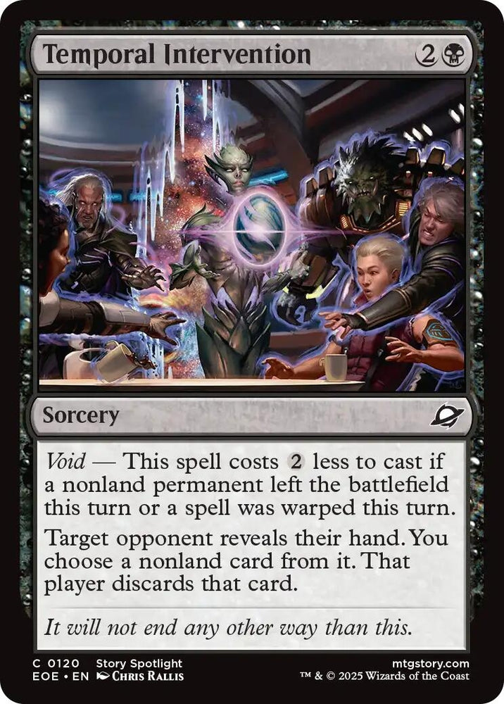 Image for Temporal Intervention (120) (Edge of Eternities) - Magic: The Gathering
