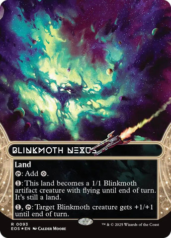 Image for Blinkmoth Nexus (0093) (Borderless) (Galaxy Foil) (93) (Edge of Eternities: Stellar Sights) - Magic: The Gathering