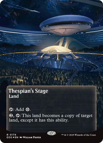 Image for Thespian's Stage (0179) (Borderless) (Galaxy Foil) (179) (Edge of Eternities: Stellar Sights) - Magic: The Gathering