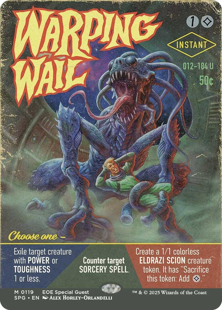 Image for Warping Wail (Borderless) (119) (Special Guests) - Magic: The Gathering