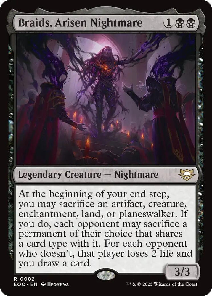 Image for Braids, Arisen Nightmare (82) (Commander: Edge of Eternities) - Magic: The Gathering