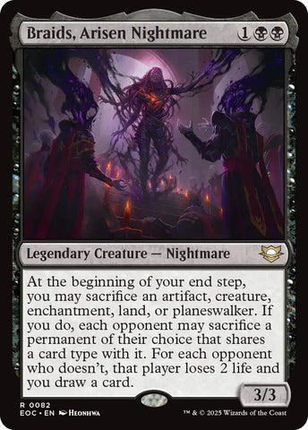 Image for Braids, Arisen Nightmare (82) (Commander: Edge of Eternities) - Magic: The Gathering