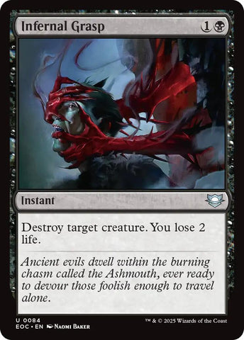Image for Infernal Grasp (84) (Commander: Edge of Eternities) - Magic: The Gathering