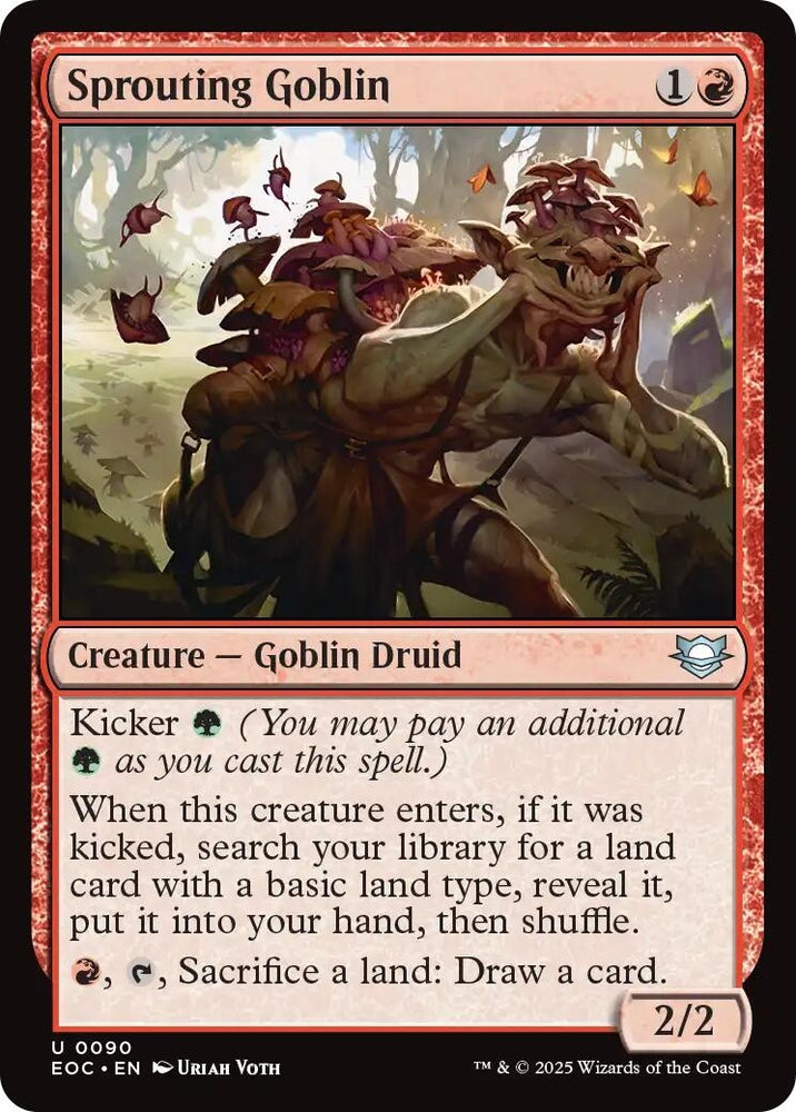 Image for Sprouting Goblin (90) (Commander: Edge of Eternities) - Magic: The Gathering