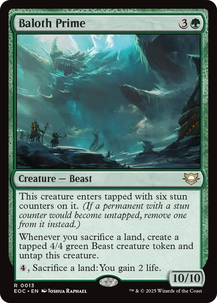 Image for Baloth Prime (13) (Commander: Edge of Eternities) - Magic: The Gathering