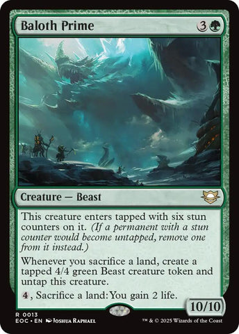Image for Baloth Prime (13) (Commander: Edge of Eternities) - Magic: The Gathering