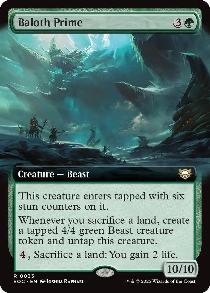 Image for Baloth Prime (Extended Art) (33) (Commander: Edge of Eternities) - Magic: The Gathering