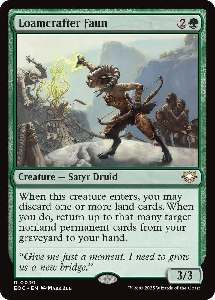 Image for Loamcrafter Faun (99) (Commander: Edge of Eternities) - Magic: The Gathering