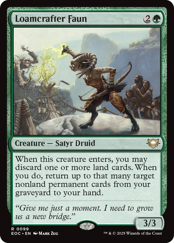 Image for Loamcrafter Faun (99) (Commander: Edge of Eternities) - Magic: The Gathering