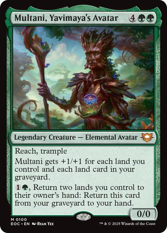 Image for Multani, Yavimaya's Avatar (100) (Commander: Edge of Eternities) - Magic: The Gathering