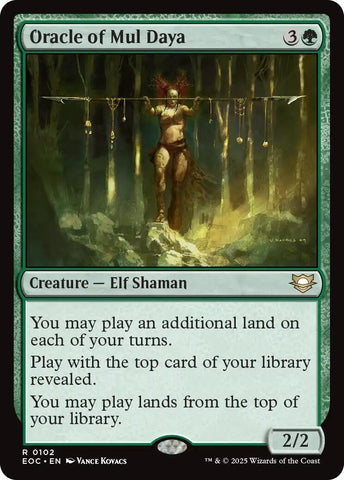 Image for Oracle of Mul Daya (102) (Commander: Edge of Eternities) - Magic: The Gathering
