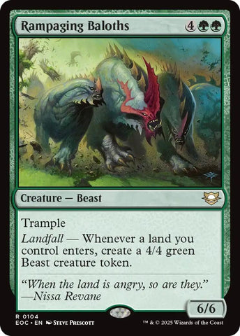 Image for Rampaging Baloths (104) (Commander: Edge of Eternities) - Magic: The Gathering