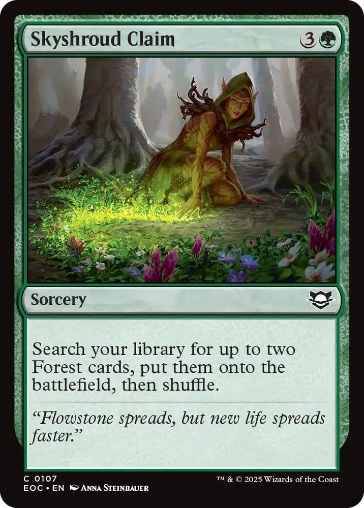 Image for Skyshroud Claim (107) (Commander: Edge of Eternities) - Magic: The Gathering