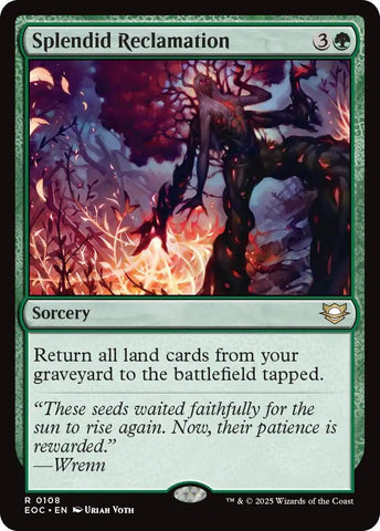 Image for Splendid Reclamation (108) (Commander: Edge of Eternities) - Magic: The Gathering