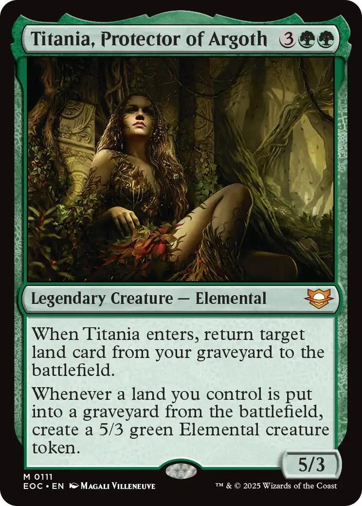 Image for Titania, Protector of Argoth (111) (Commander: Edge of Eternities) - Magic: The Gathering