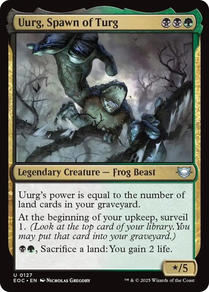 Image for Uurg, Spawn of Turg (127) (Commander: Edge of Eternities) (EOC) - Magic: The Gathering