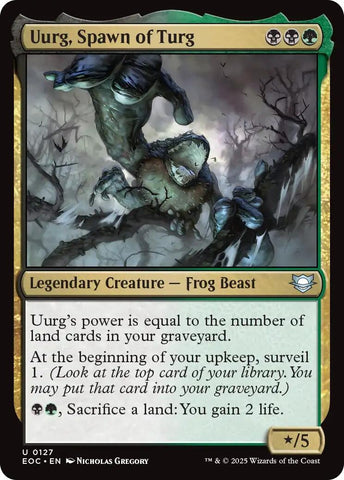 Image for Uurg, Spawn of Turg (127) (Commander: Edge of Eternities) (EOC) - Magic: The Gathering