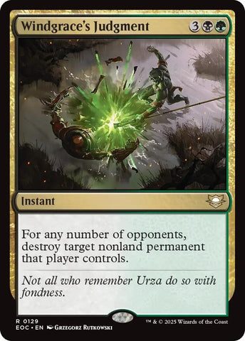 Image for Windgrace's Judgment (129) (Commander: Edge of Eternities) - Magic: The Gathering