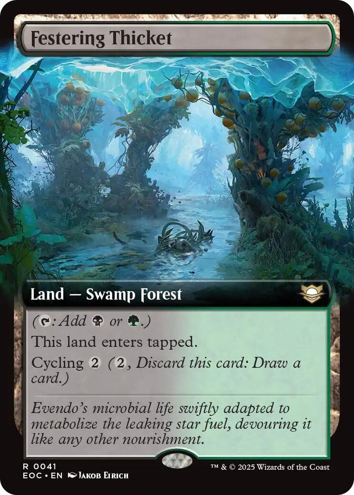 Image for Festering Thicket (Extended Art) (41) (Commander: Edge of Eternities) - Magic: The Gathering