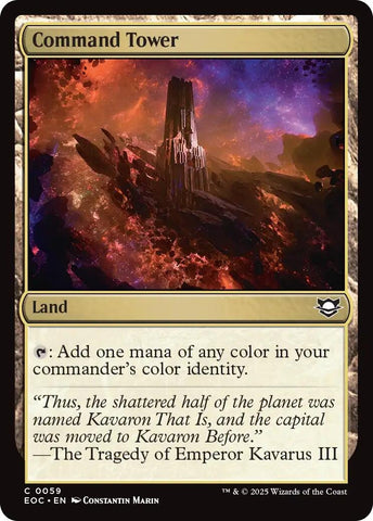Image for Command Tower (59) (Commander: Edge of Eternities) - Magic: The Gathering