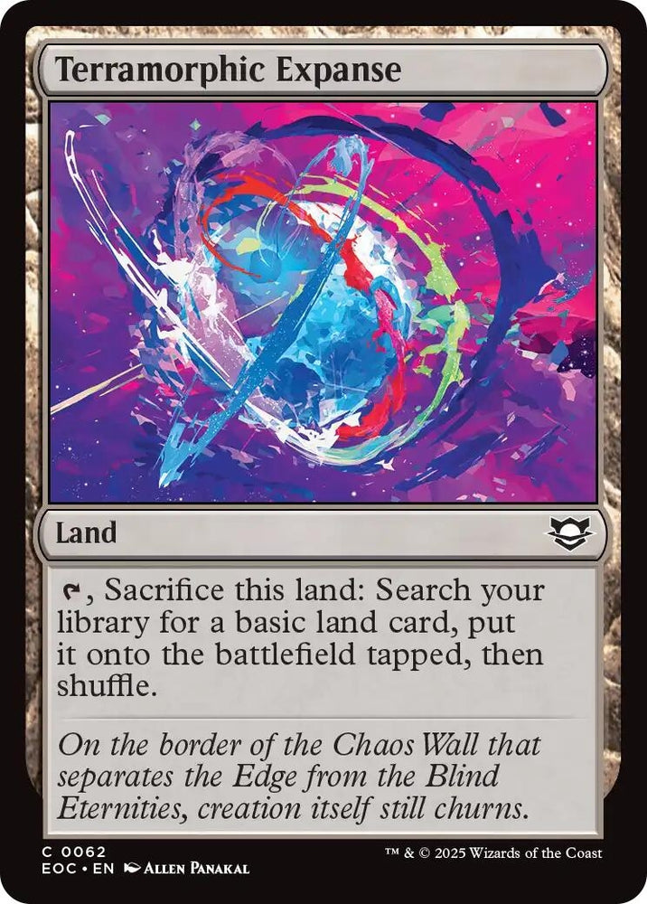 Image for Terramorphic Expanse (62) (Commander: Edge of Eternities) - Magic: The Gathering