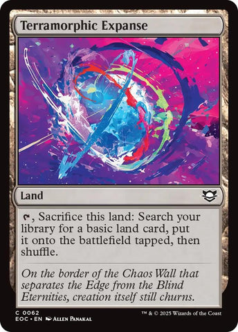 Image for Terramorphic Expanse (62) (Commander: Edge of Eternities) - Magic: The Gathering