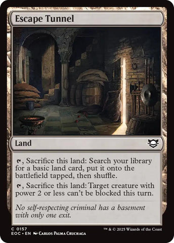 Image for Escape Tunnel (157) (Commander: Edge of Eternities) - Magic: The Gathering