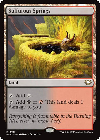 Image for Sulfurous Springs (185) (Commander: Edge of Eternities) - Magic: The Gathering