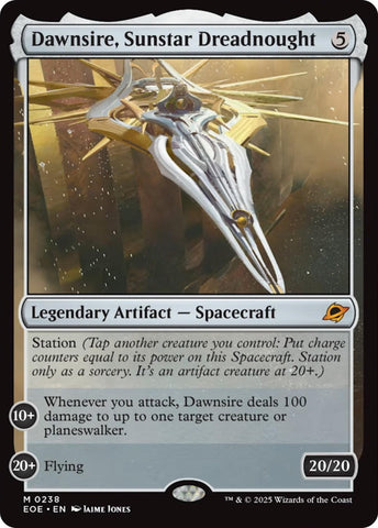 Image for Dawnsire, Sunstar Dreadnought (238) (Edge of Eternities) - Magic: The Gathering
