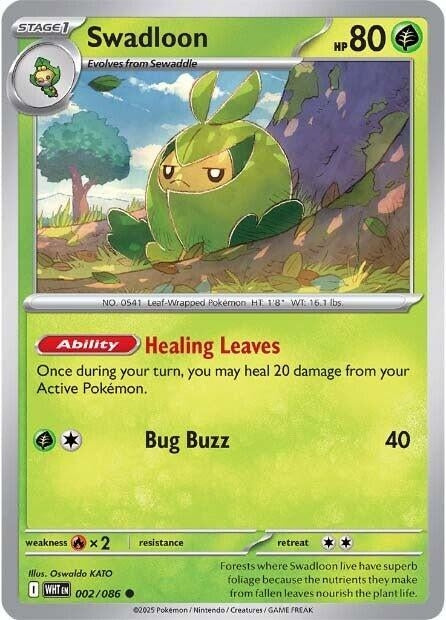 Image for Swadloon (002/086) - Pokemon